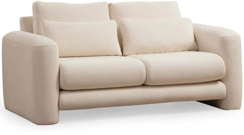 Καναπές Διθέσιος Lily 560ARE1844 180x97x73cm Cream