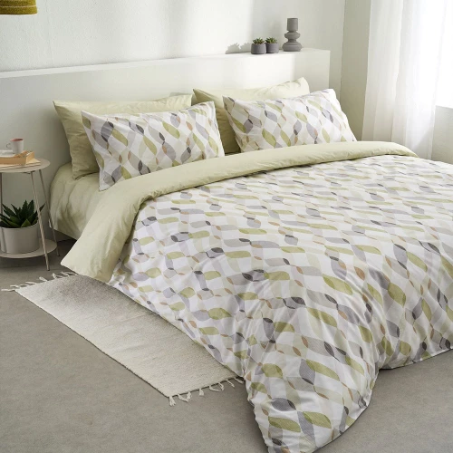 Σεντόνια Prato-2 (Σετ 3τμχ) Green Vesta Home Μονό 170x270cm 100% Βαμβάκι