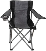 Καρέκλα Camping Μεταλλική Πτυσ/νη DC5002-G 49x82x88cm Black-Grey