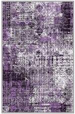 Χαλί Exfab285 368HFT3555 Purple-Black-White Conceptum Hypnose 160X230cm