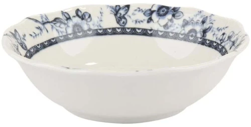 Μπωλ Δημητριακών Tiffany PR24324B05 Φ16,5cm White-Blue Oriana Ferelli® Πορσελάνη