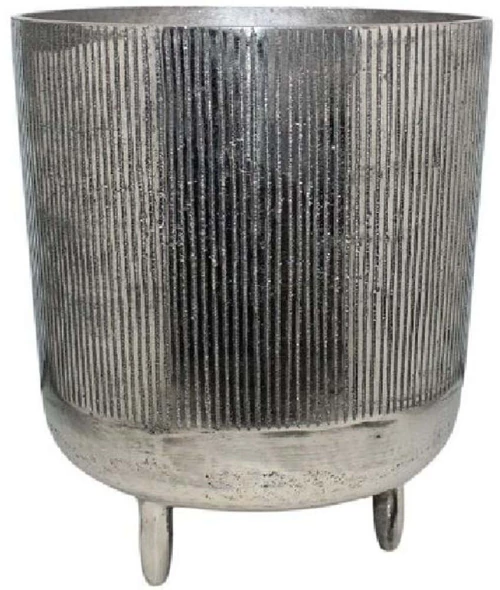 Σαμπανιέρα FLA340 23x23x29cm Silver Espiel Αλουμίνιο