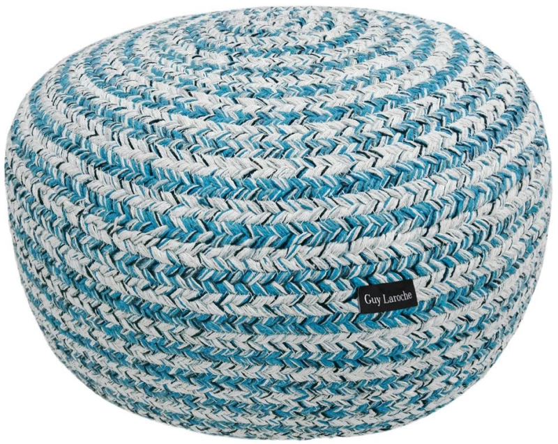 Πουφ Tonical 50X50X25 Ottoman Blue Guy Laroche