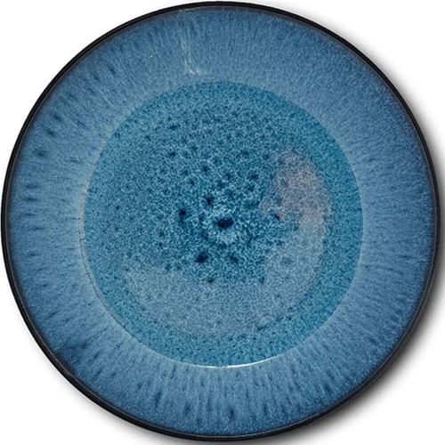 Πιάτο Γλυκού Skylar 10-017-022 Φ20x2,7cm Blue Nava Πηλός