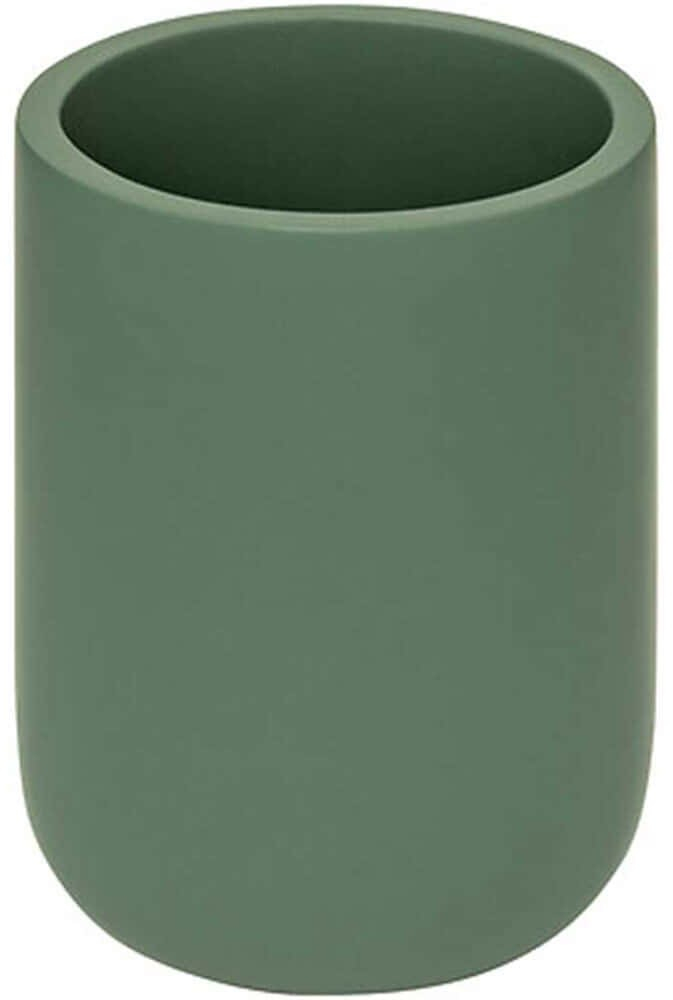 Ποτηροθήκη Ficus 200168Β 7,2x7,2x10,1cm Green Marva Πολυρεσίνη