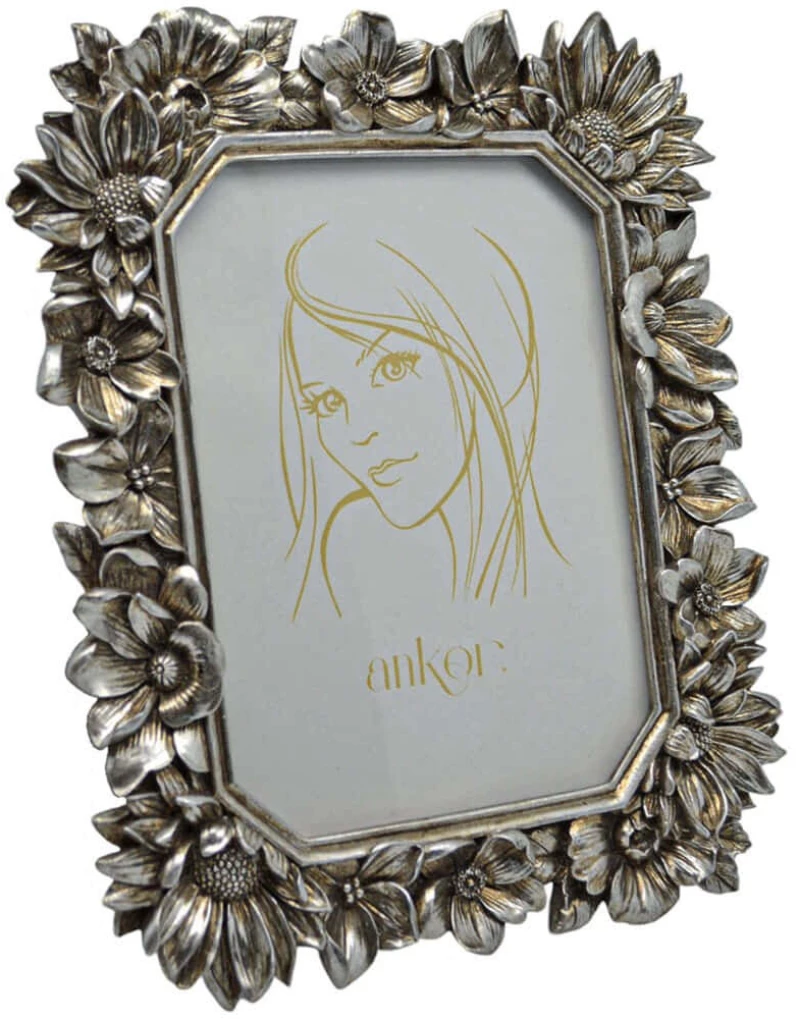 Κορνίζα Vintage 24051-4 10x15cm Silver Ankor Πολυέστερ