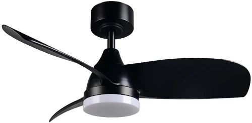 Ανεμιστήρας Οροφής Helsinki R62732132 Με Φως Led Και Τηλεχειριστήριο Φ90x40cm Dim Led 2500lm 20W Black RL Lighting Διάμετρος 90cm