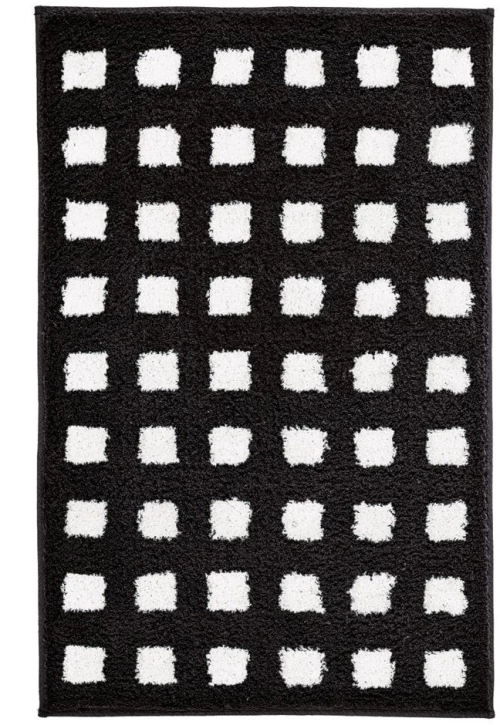 Πατάκι Μπάνιου Boxes 9197 185 White-Black Kleine Wolke 60 x 90 Polyacrylic