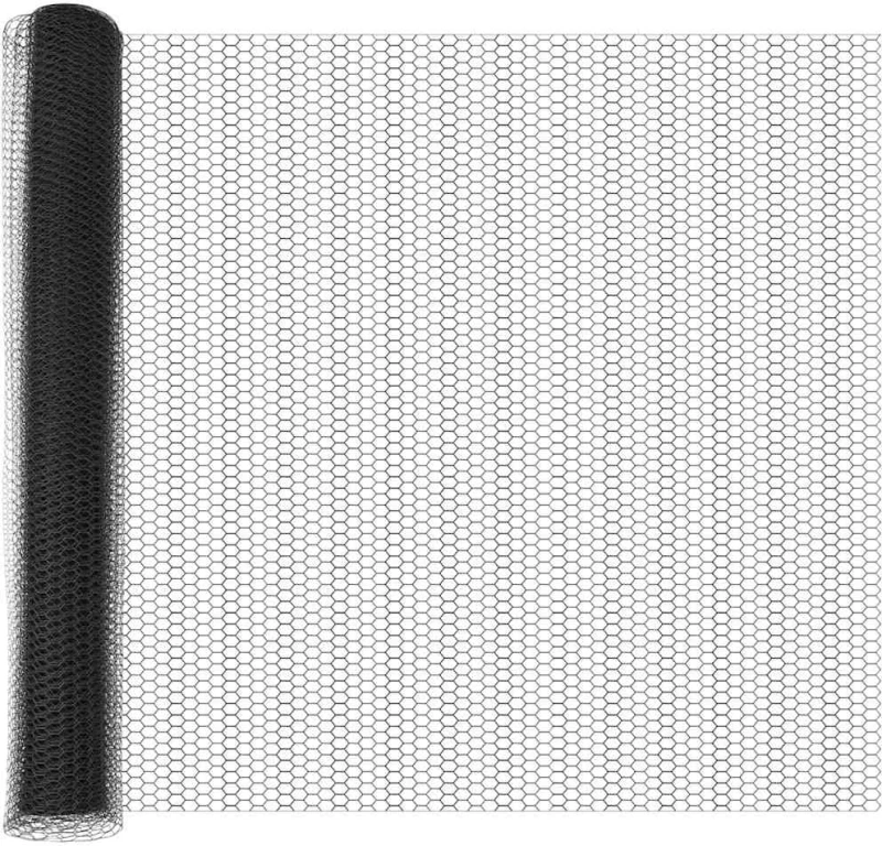 vidaXL Εξάγωνος Φράχτης Γκρίζος Γκρι 1.2 x 10 m Ατσάλι