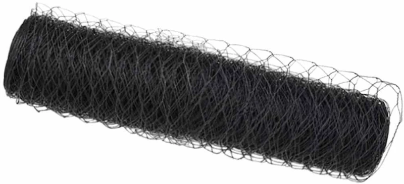 vidaXL Εξάγωνος Φράχτης Γκρίζος Γκρι 0.4 x 50 μ. Ατσάλι
