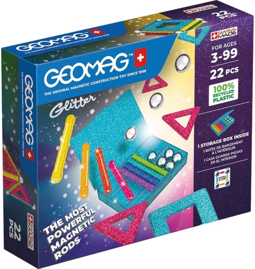 Playset Geomag Glitter (22 Τεμάχια)