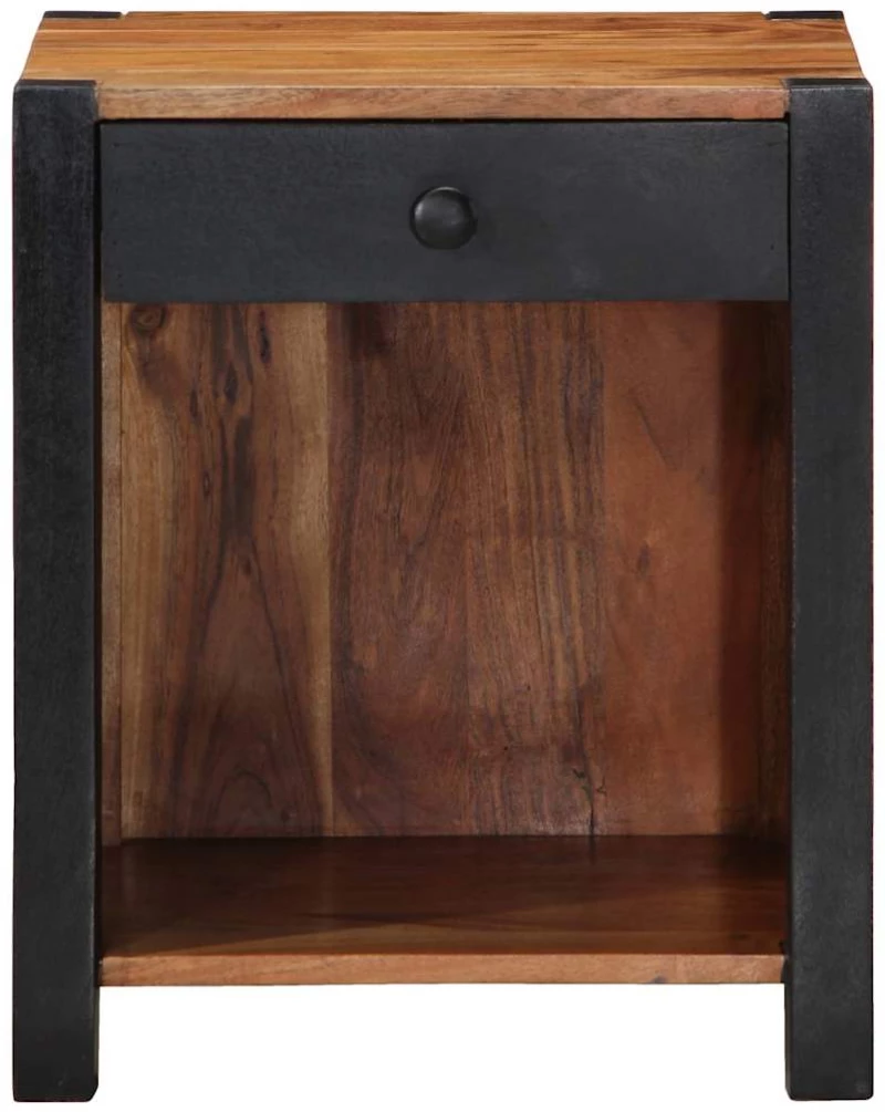 vidaXL Κομοδίνο 40x35x50 εκ. Μασίφ Ξύλο Ακακίας