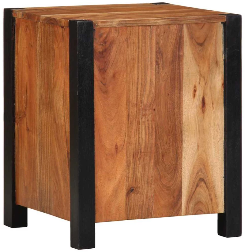 vidaXL Κομοδίνο 40x35x50 εκ. Μασίφ Ξύλο Ακακίας