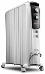 Καλοριφέρ Λαδιού (10 σώματα) DeLonghi Λευκό 2500 W