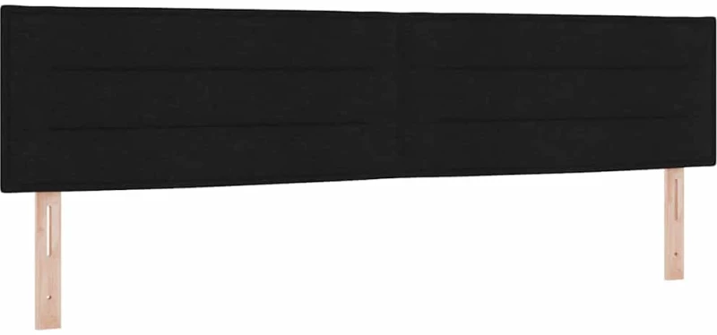 vidaXL Κρεβάτι Box Spring με Στρώμα Μαύρο 200x200 εκ Υφασμάτινο