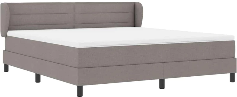 vidaXL Κρεβάτι με Σπαστό Μάτρεσ Τάπε 180x200 εκ. Ύφασμα