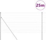 vidaXL Φράχτης 1.2 Χ 25 μ Γαλβανισμένος Χάλυβας