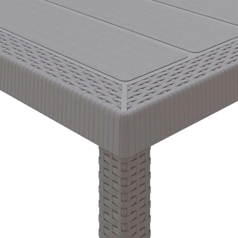vidaXL Σετ Εξωτερικής Τραπεζαρίας 13 pcs Ανοιχτό γκρι Σετ 12 Ατόμων