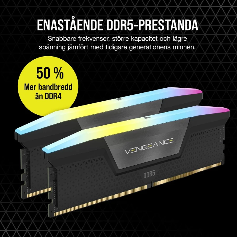 Μνήμη RAM Corsair 16 GB DDR5 SDRAM DDR5 5200 MHz CL40