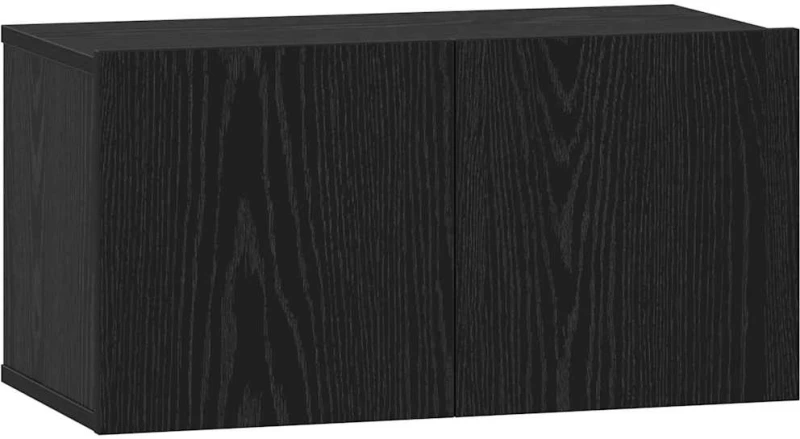 vidaXL Σετ επίπλου τηλεόρασης 8 pcs Μαύρη Δρυς 181 x 30 x 120 εκ
