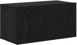 vidaXL Σέτ Ντουλάπας Τηλεόρασης 4 pcs Μαύρη Δρυς 80 x 30 x 30 εκ.