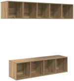 vidaXL Σετ επίπλου τηλεόρασης 4 pcs artisan δρυς 37 x 37 x 142.5 εκ