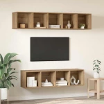 vidaXL Σετ επίπλου τηλεόρασης 4 pcs artisan δρυς 37 x 37 x 142.5 εκ