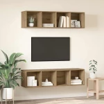 vidaXL Σετ επίπλου τηλεόρασης 2 pcs artisan δρυς 37 x 37 x 142.5 εκ