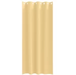 vidaXL Κουρτίνες με κουρτίνες 2 pcs Μπεζ 225 x 140 εκ. Πολυεστέρας