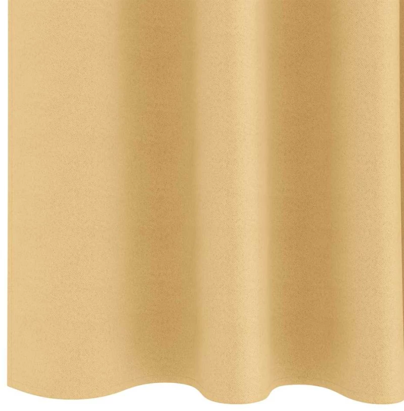 vidaXL Κουρτίνες με κουρτίνες 2 pcs Μπεζ 260 x 140 εκ. Πολυεστέρας
