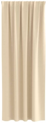 vidaXL Κουρτίνες με κουρτίνες 2 pcs Κρεμ 260 x 140 εκ. Πολυεστέρας
