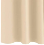 vidaXL Κουρτίνες με κουρτίνες 2 pcs Κρεμ 260 x 140 εκ. Πολυεστέρας