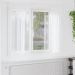 vidaXL Κουρτίνες με κουρτίνες 2 pcs Λευκό 140 x 175 εκ. Πολυεστέρας