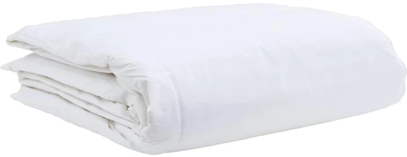vidaXL Κουβέρτες & Κουβέρτες Λευκό 140 x 220 εκ. Πούπουλο