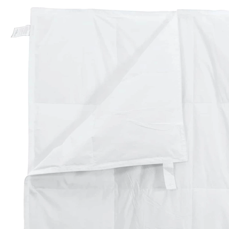 vidaXL Κουβέρτες & Πάπλωμα Λευκό 155 x 220 εκ. Πούπουλο