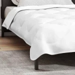 vidaXL Κουβέρτες & Κουβέρτες Λευκό 140 x 220 εκ. Μικροΐνες