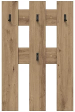 vidaXL Τοίχου Κρεμάστρα με αποθήκευση artisan δρυς 65 x 3 x 100 εκ.