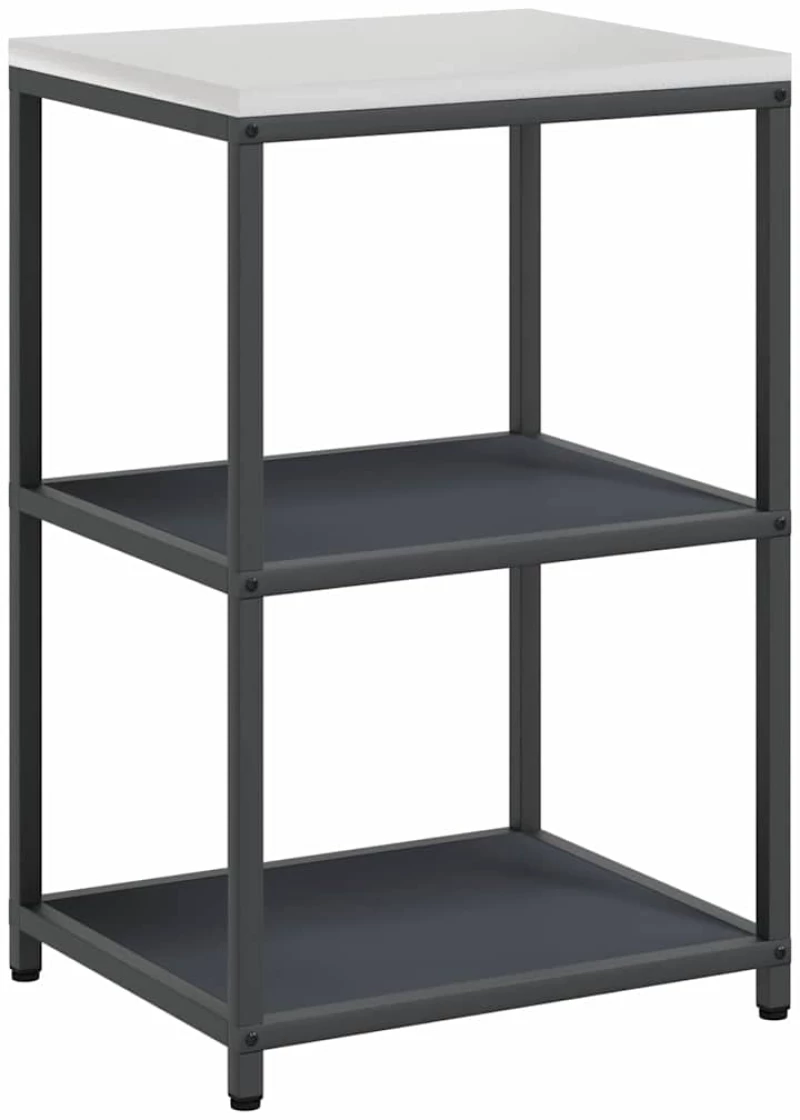 vidaXL Ράφι Αποθήκευσης Κουζίνας Ανθρακί 60 x 50 x 92 εκ. Ατσάλι