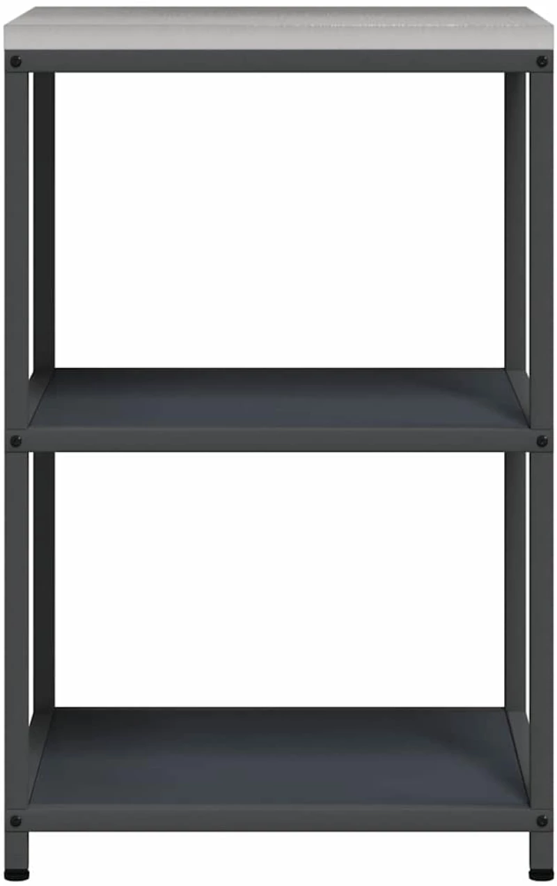 vidaXL Ράφι Αποθήκευσης Κουζίνας Ανθρακί 60 x 50 x 92 εκ. Ατσάλι