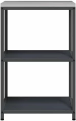 vidaXL Ράφι Αποθήκευσης Κουζίνας Ανθρακί 60 x 50 x 92 εκ. Ατσάλι
