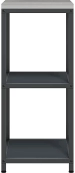 vidaXL Ράφι Αποθήκευσης Κουζίνας Ανθρακί 60 x 50 x 92 εκ. Ατσάλι