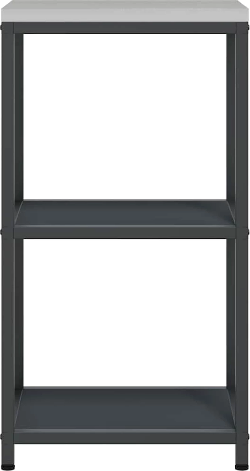 vidaXL Ράφι Αποθήκευσης Κουζίνας Ανθρακί 60 x 50 x 92 εκ. Ατσάλι