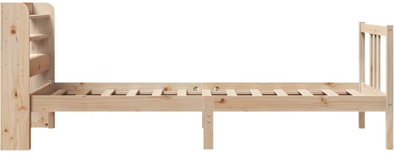 vidaXL Πλαίσιο Κρεβατιού Κεφαλάρι 75x190εκ. Μασίφ Πεύκο