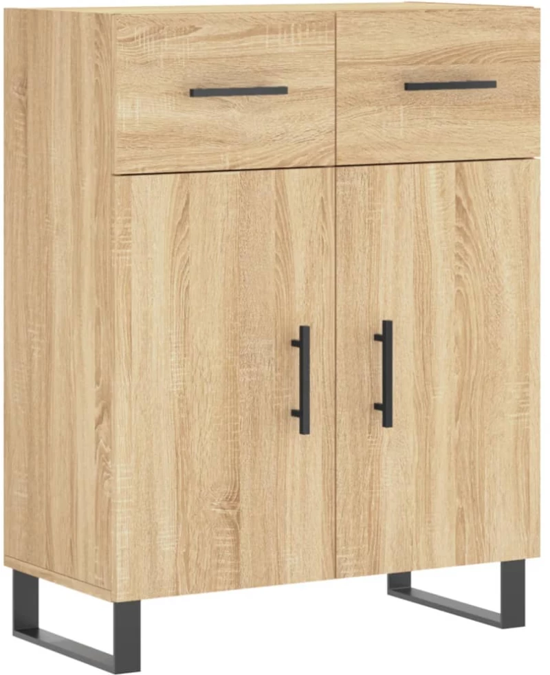 vidaXL Ντουλάπι Sonoma Δρυς 69,5 x 34 x 90 εκ. από Επεξεργασμένο Ξύλο