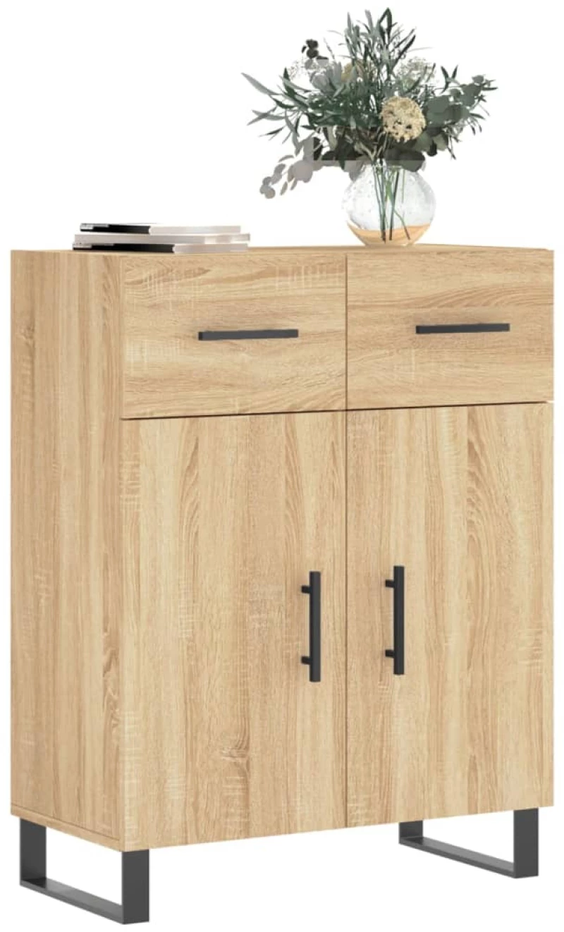 vidaXL Ντουλάπι Sonoma Δρυς 69,5 x 34 x 90 εκ. από Επεξεργασμένο Ξύλο