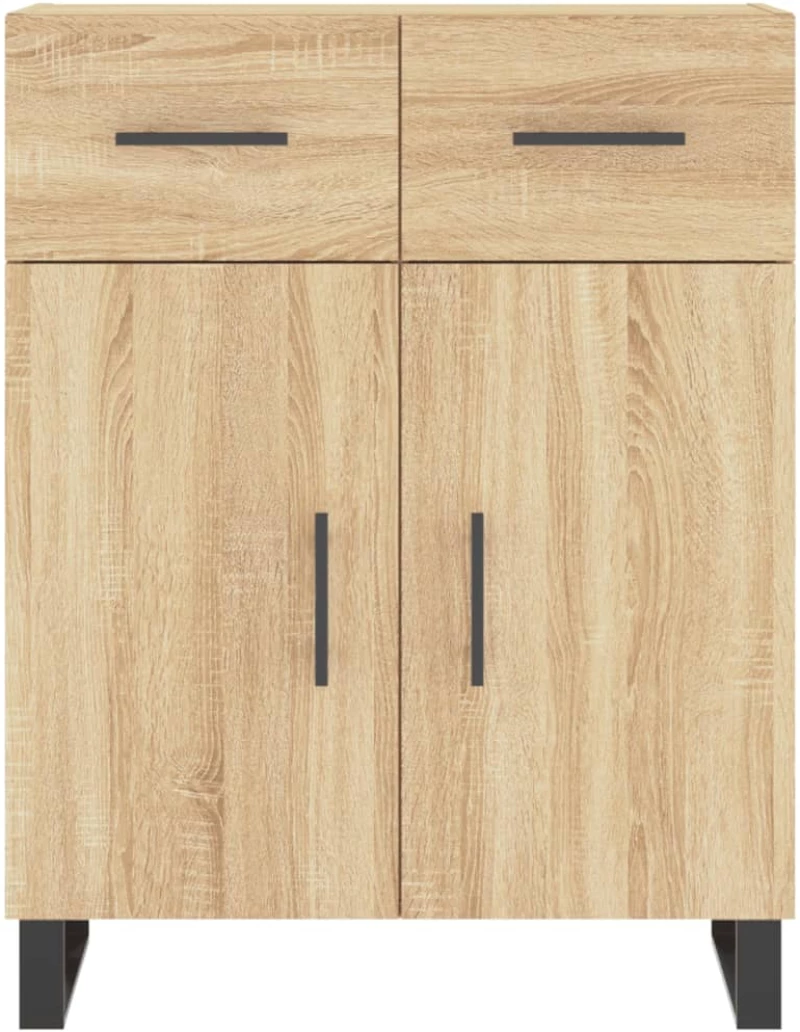 vidaXL Ντουλάπι Sonoma Δρυς 69,5 x 34 x 90 εκ. από Επεξεργασμένο Ξύλο