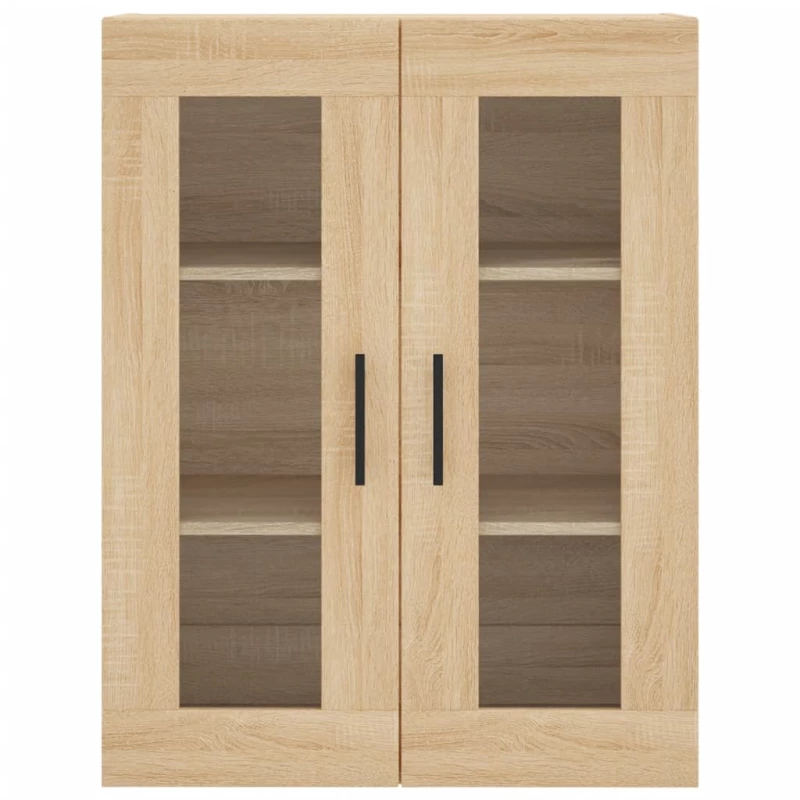 vidaXL Ντουλάπι Sonoma δρυς 69,5 x 34 x 180 εκ. από Επεξεργασμένο Ξύλο