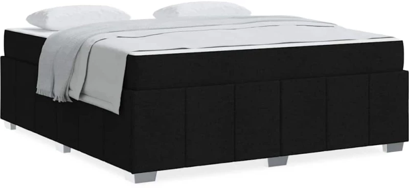vidaXL Σκελετός Κρεβατιού Μαύρο 180 x 200 cm ύφασμα