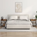 vidaXL Κομοδίνο Καπνιστή δρυς 41 x 31 x 51 εκ. Επεξεργασμένο ξύλο