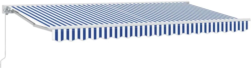 vidaXL Σκηνίτσα Αναδιπλούμενη Μπλε και άσπρο 350x200 εκ
